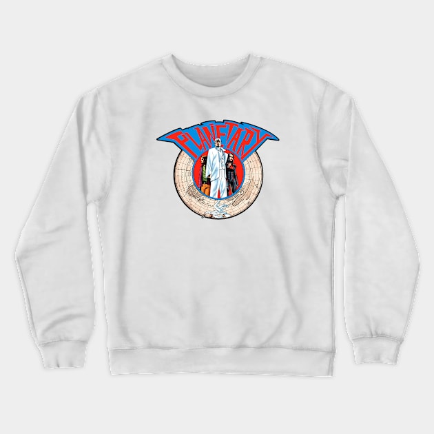 Planetary (Alt Print) Crewneck Sweatshirt by Nerdology